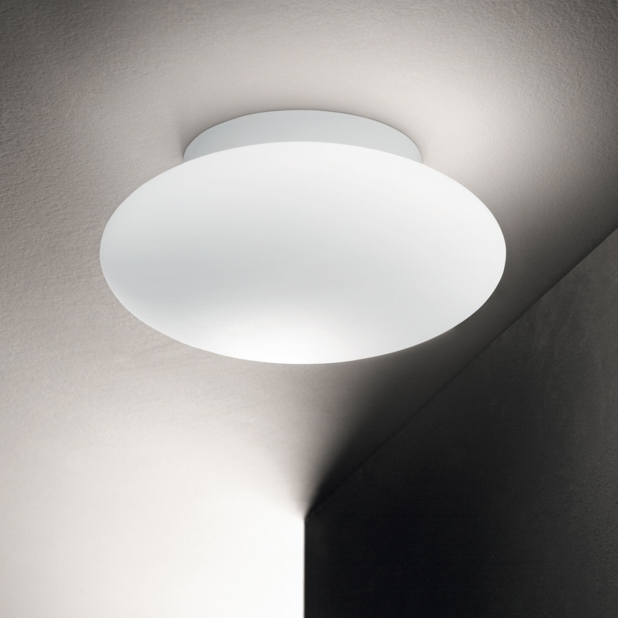 Ideal Lux - Плафон за баня BUBBLE 1xE27/60W/230V Ø 33,5 см IP44 бял