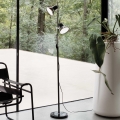 Ideal Lux - Подова лампа 2xE27/60W/230V черна