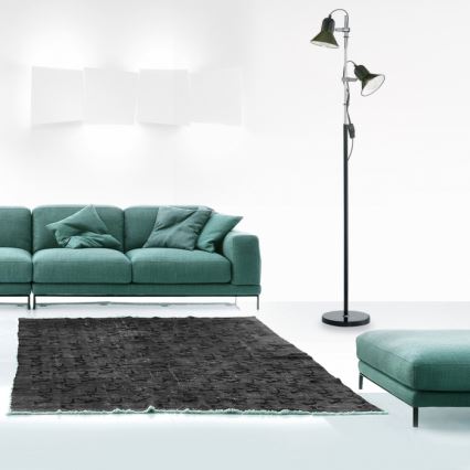 Ideal Lux - Подова лампа 2xE27/60W/230V черна