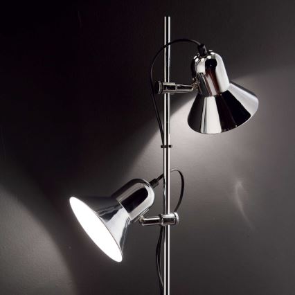Ideal Lux - Подова лампа 2xE27/60W/230V черна