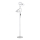 Ideal Lux - Подова лампа POLLY 2xE27/60W/230V сребриста