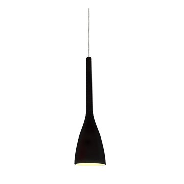 Ideal Lux - Подвесен полилей на кабел FLUT 1xE14/40W/230V, диам. 10,5 см, черен