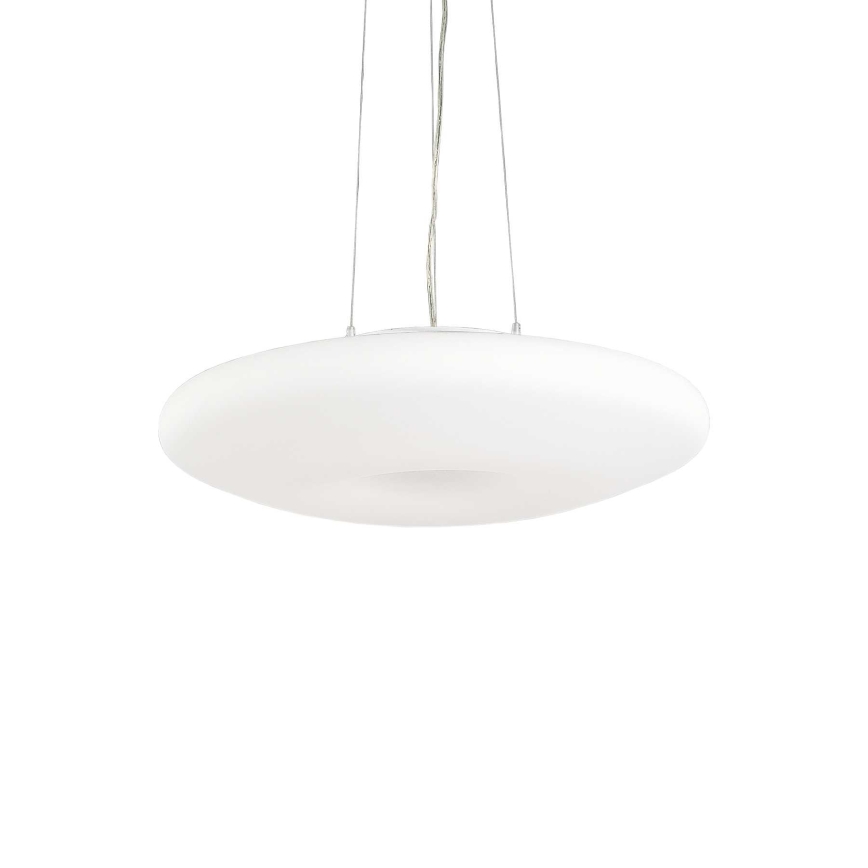 Ideal Lux - Полилей на кабел GLORY 3xE27/60W/230V Ø 50 см, бял