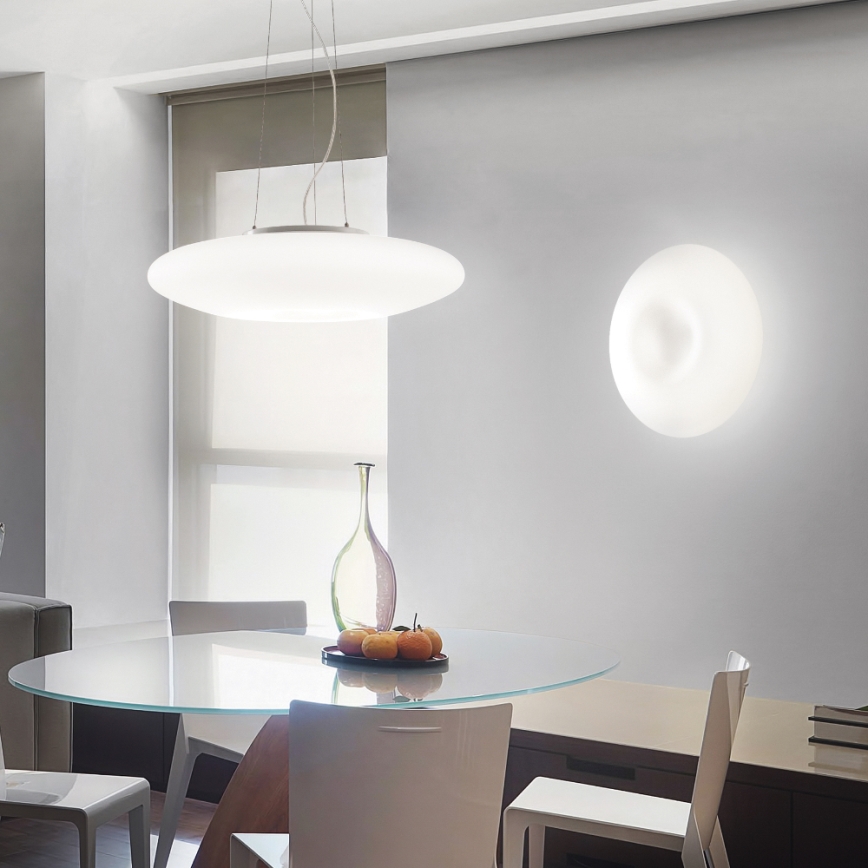 Ideal Lux - Полилей на кабел GLORY 5xE27/60W/230V, диаметър 60 см, бял
