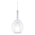 Ideal Lux - Полилей на кабел KALIQUE 1xE27/42W/230V Ø 18 см прозрачен