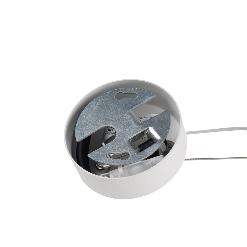 Ideal Lux - Полилей на кабел MAPA 1xE27/42W/230V Ø 40 см бял