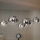 Ideal Lux - Полилей на кабел NEMO PLUS 5xE27/42W/230V лъскав хром/димчато сиво