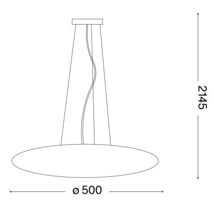Ideal Lux - Полилей на кабел SMARTIES 3xE27/42W/230V 50 cm бял