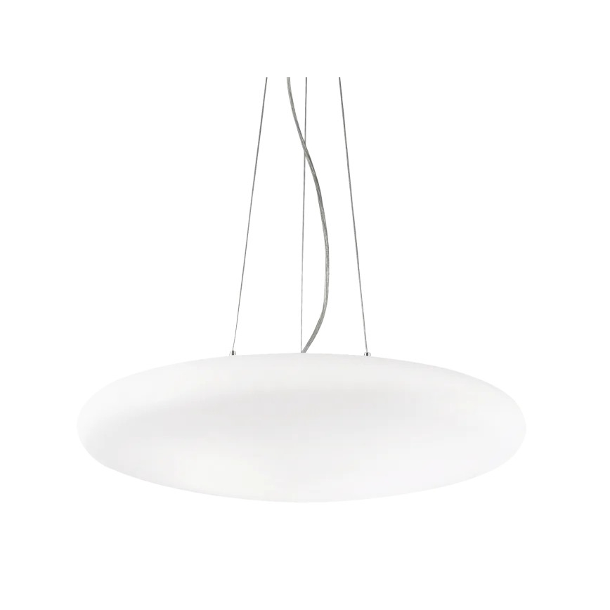 Ideal Lux - Полилей на кабел SMARTIES, 5xE27/42W/230V, Ø 60 см, бял