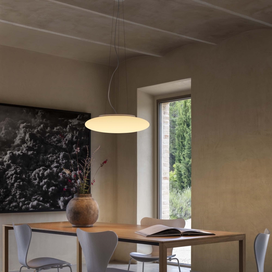 Ideal Lux - Полилей на кабел SMARTIES, 5xE27/42W/230V, Ø 60 см, бял