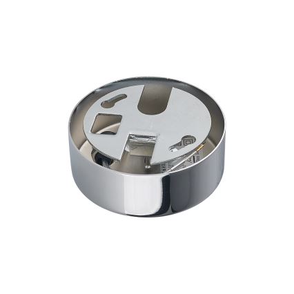 Ideal Lux - Полилей с кабелно окачване NODI 9xE14/28W/230V Ø 80 см лъскав хром/бял