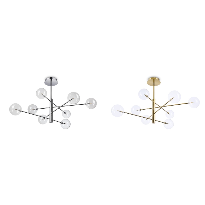 Ideal Lux - Резервен абажур за полилей и лампа EQUINOXE, диаметър 15 см, прозрачен