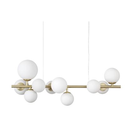 Ideal Lux - Резервен абажур за полилей/осветително тяло/лампа PERLAGE, диаметър 12 см, бял