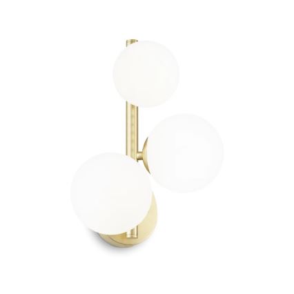 Ideal Lux - Резервен абажур за полилей/осветително тяло/лампа PERLAGE, диаметър 12 см, бял