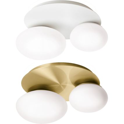 Ideal Lux - Резервен универсален абажур NINFEA, Ø 25 см, бял