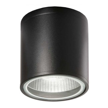 Ideal Lux - Спот за баня GUN 1xGU10/28W/230V IP44 черен