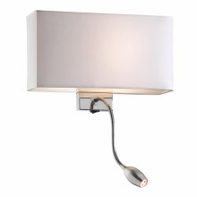 Ideal Lux - Стенна лампа 1xE27/60W/230V + 1x1W/LED