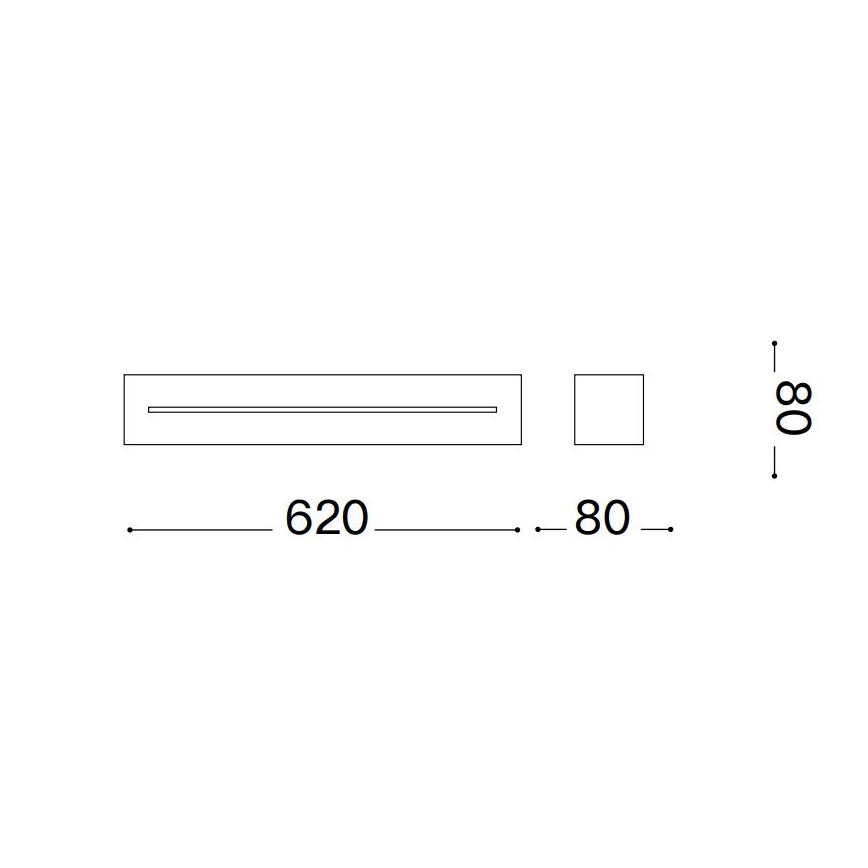 Ideal Lux - Стенна лампа 4xE14/40W/230V бяла