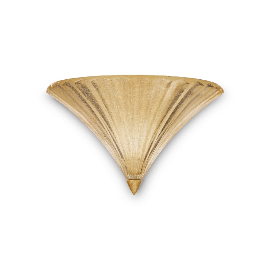 Ideal Lux - Стенна лампа SANTA 1xE14/40W/230V златна