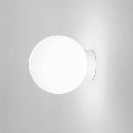 Ideal Lux - Стенно осветително тяло MAPA, 1xE27/42W/230V, Ø 20 см, бяло