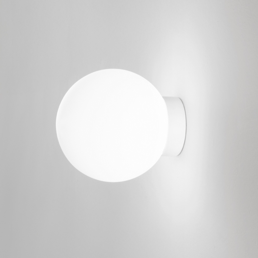 Ideal Lux - Стенно осветително тяло MAPA, 1xE27/42W/230V, Ø 20 см, бяло