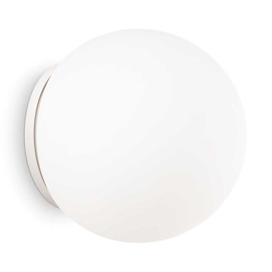 Ideal Lux - Стенно осветително тяло MAPA 1xE27/42W/230V Ø 30 см бяло