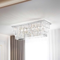 Ideal Lux - Таванно осветително тяло MARTINEZ 8xE14/40W/230V лъскав хром