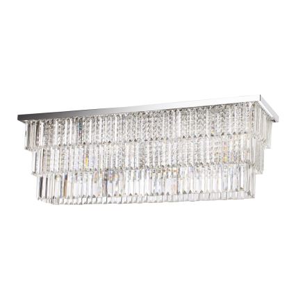 Ideal Lux - Таванно осветително тяло MARTINEZ 8xE14/40W/230V лъскав хром