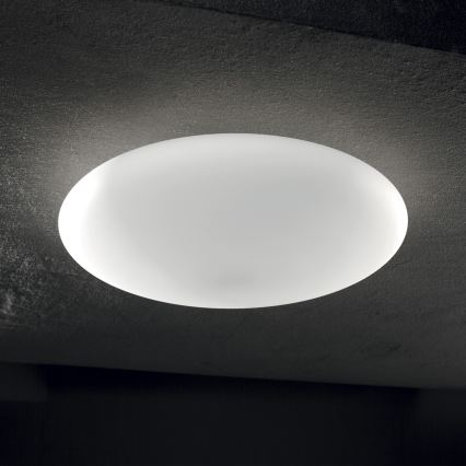Ideal Lux - Таванно осветително тяло SMARTIES 2xE27/42W/230V Ø 42,5 см в бял цвят