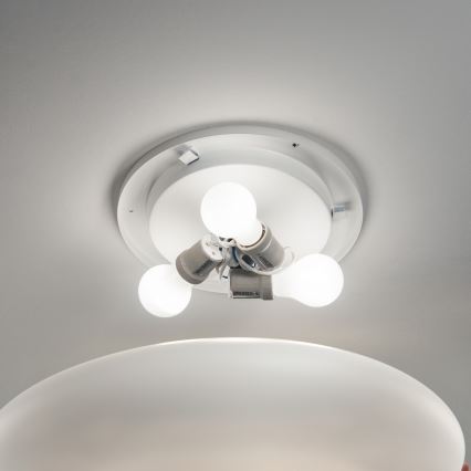 Ideal Lux - Таванно осветително тяло SMARTIES 3xE27/42W/230V, диаметър 60 см, бяло