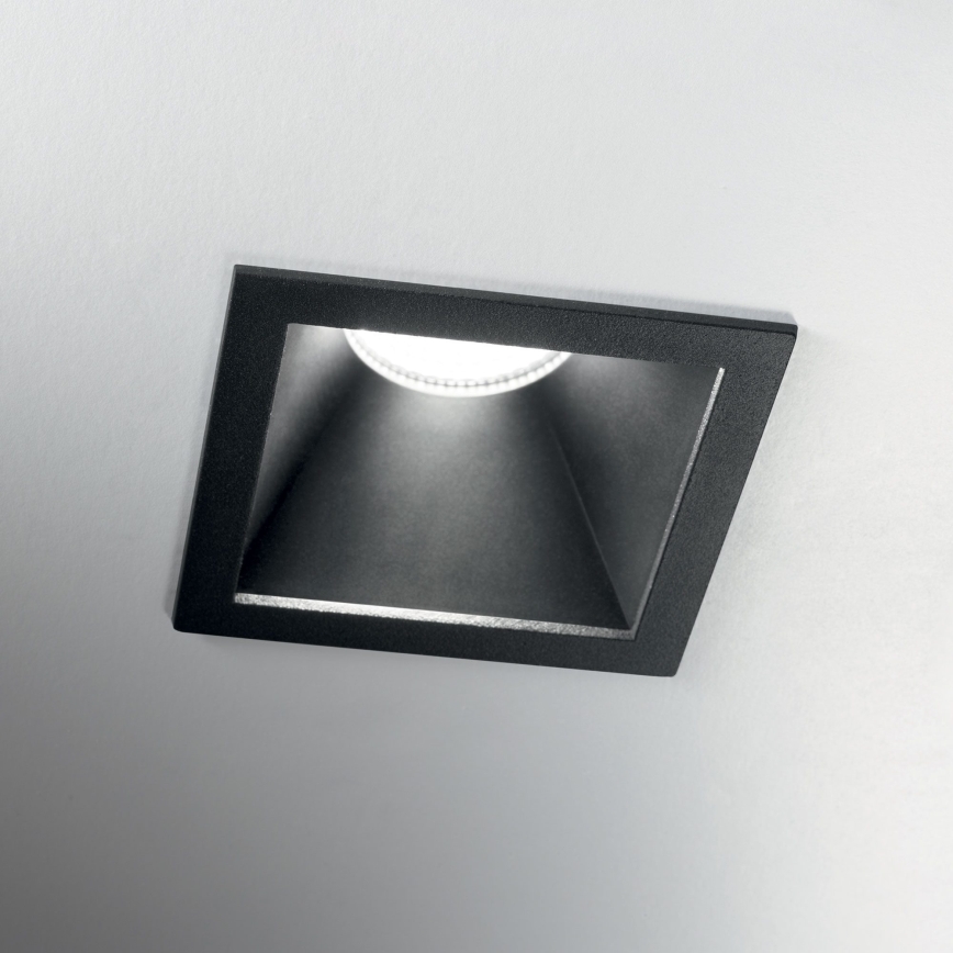 Ideal Lux - вграден LED осветител GAME TRIM LED/11W/230V 3000K CRI 90 8,4x8,4 cm IP40 черен