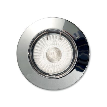 Ideal Lux - Вградено таванно осветително тяло 1xGU10/50W/230V диаметър 7,7 см, лъскав хром