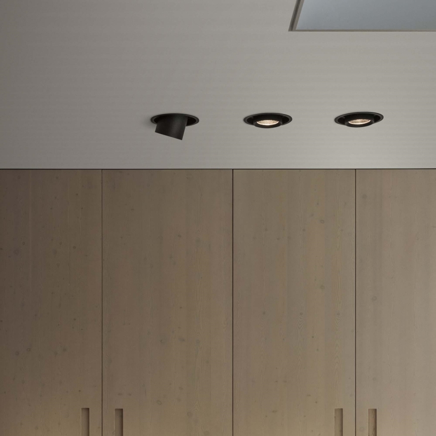 Ideal Lux - LED вградено точково осветително тяло NOVA LED/12W/230V CRI 90 Ø 11 см черно