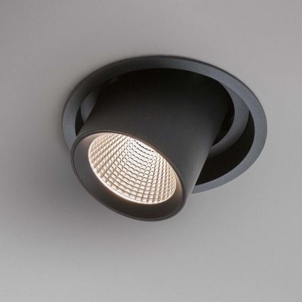 Ideal Lux - LED вградено точково осветително тяло NOVA LED/12W/230V CRI 90 Ø 11 см черно