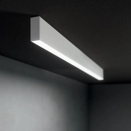 Ideal Lux - Висящ LED полилей на кабел DESK ACCENT LED/36W/230V CRI 90 120 см бял