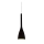 Ideal Lux - Висящ полилей 1xE14/40W/230V черен