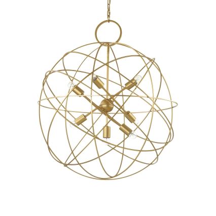 Ideal Lux - Висящ полилей KONSE 7xE27/60W/230V