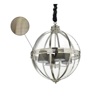 Ideal Lux - Висящ полилей WORLD 4xE14/40W/230V