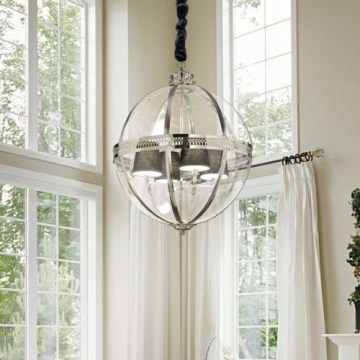 Ideal Lux - Висящ полилей WORLD 4xE14/40W/230V