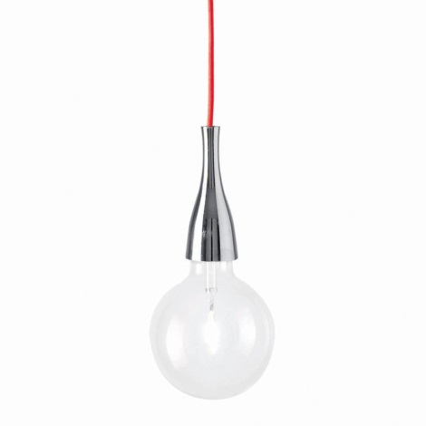 Ideal Lux - Висящи лампи 1xE27/42W/230V лъскав хром