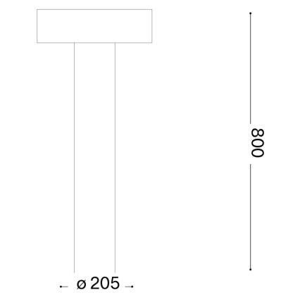 Ideal Lux - Външна лампа 4xG9/15W/230V 80 cm IP44 кафява