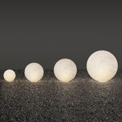 Ideal Lux - Външна лампа DORIS 1xE27/60W/230V диаметър 48 см IP44 сива