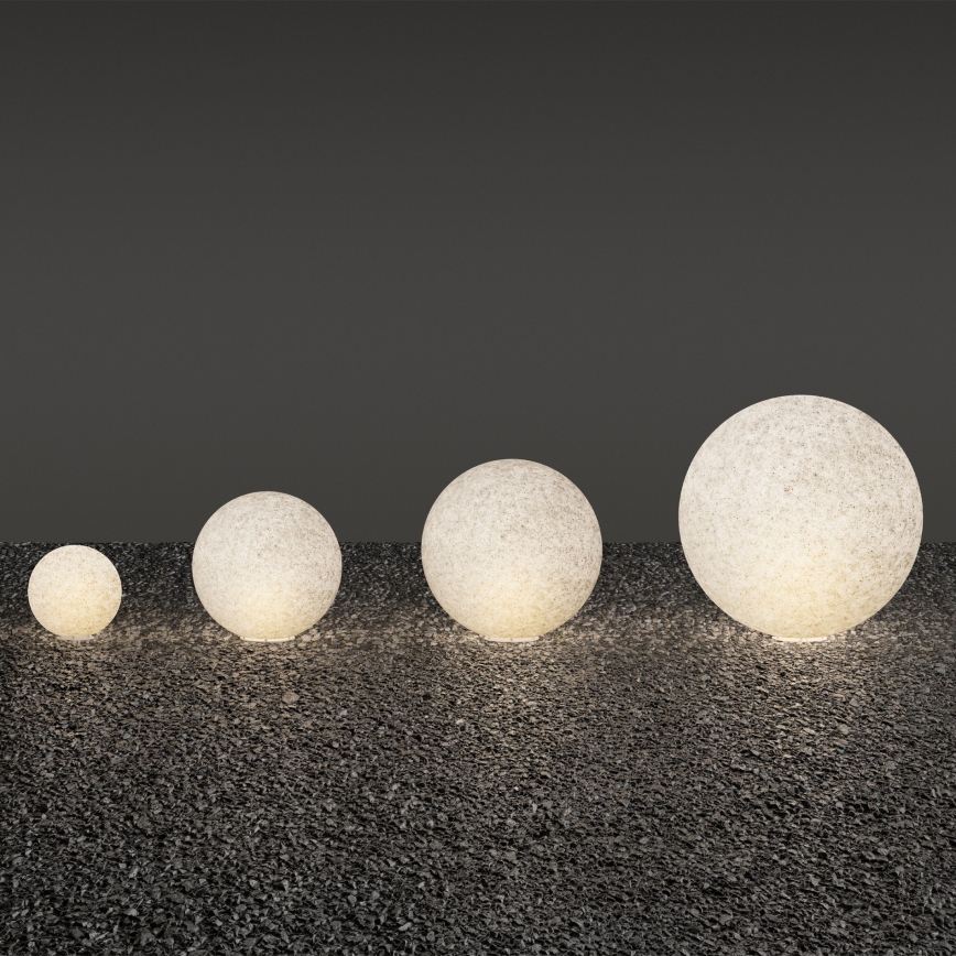 Ideal Lux - Външна лампа DORIS 1xE27/60W/230V, Ø 30 см, IP44, сива