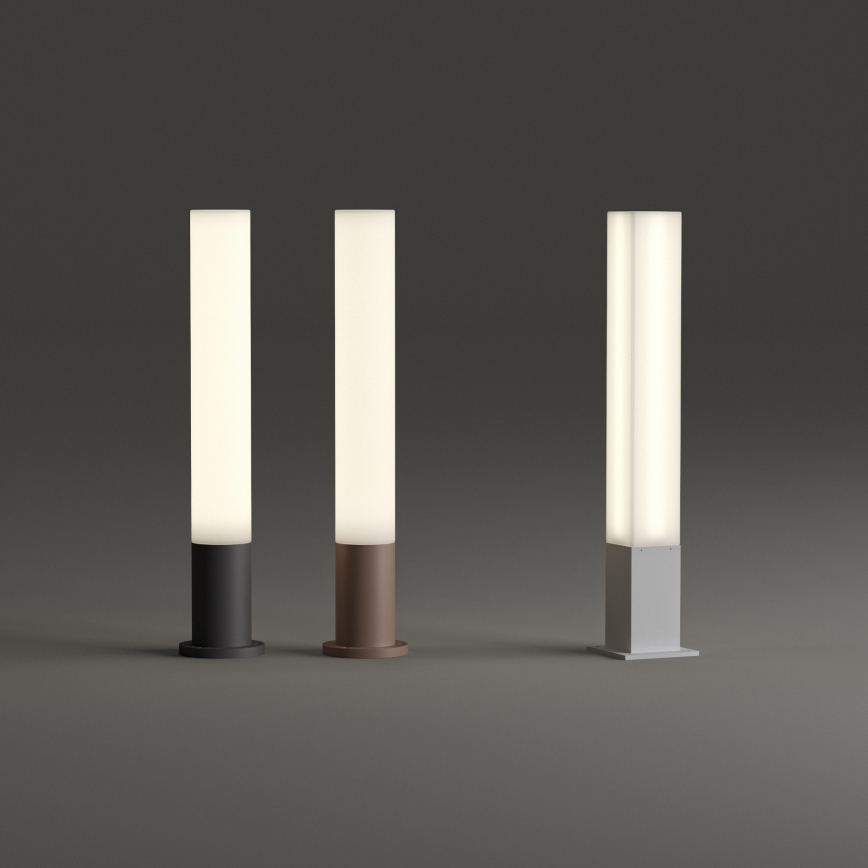 Ideal Lux - Външна лампа EDO OUTDOOR 1xGX53/15W/230V 80 см IP65 кафява