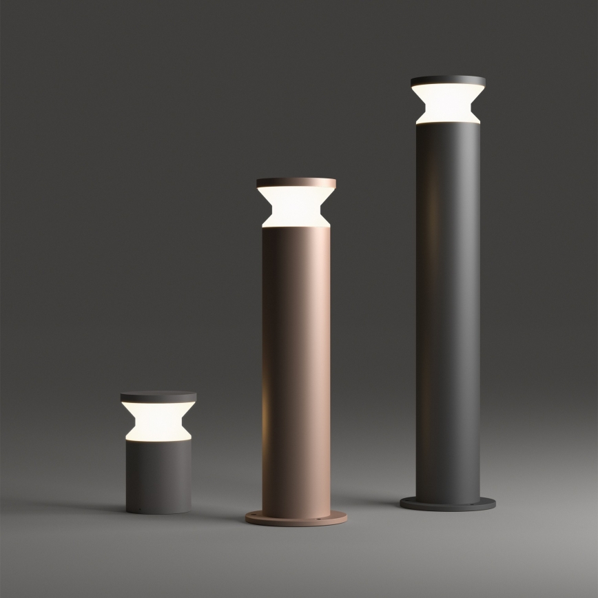 Ideal Lux - Външна лампа TORRE 1xE27/15W/230V 22 cm IP65 кафява