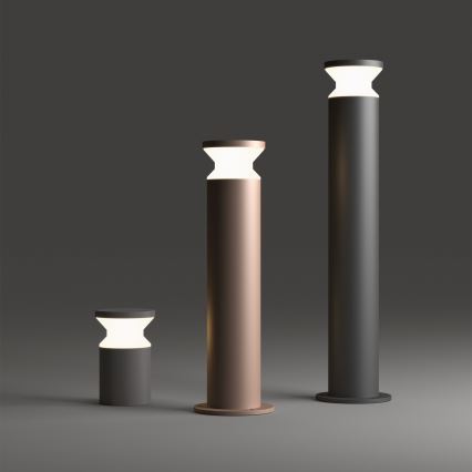 Ideal Lux - Външна лампа TORRE 1xE27/15W/230V 60 см IP65 кафява