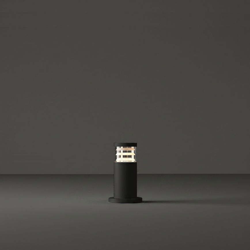 Ideal Lux - Външна лампа TRONCO 1xE27/42W/230V 25 см IP65 черна