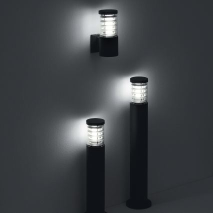 Ideal Lux - Външна лампа TRONCO 1xE27/42W/230V 80 см IP65 черна