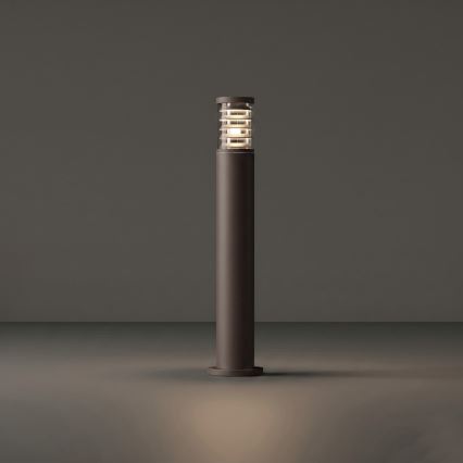 Ideal Lux - Външна лампа TRONCO 1xE27/42W/230V 80 см IP65 кафява
