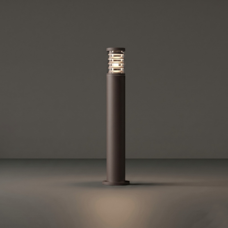 Ideal Lux - Външна лампа TRONCO 1xE27/42W/230V 80 см IP65 кафява
